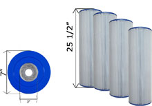 Quad Pack Cartridge Filter Hayward CX870RE C-7487-4