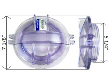 hayward super II pump clear cover lid 