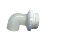 Pool Spa Eyeball Fitting White 1 inch 90 deg. Waterway 400-1410F