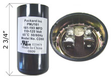 U.S. Seal Capacitor 161-193 MFD 125V BC-161