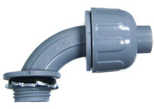 CMI 1-2 inch PVC 90 Degree Connector Liquidtight NMLC9005