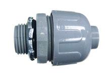 CMI 1-2 inch PVC Straight Connector Liquidtight NMLC05