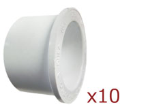 Dura Reducer Bushing 2-1-2 in. to 2 in. 10 pack 437-292x10