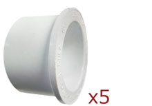 Dura Reducer Bushing 2-1-2 in. to 2 in. 5 pack 437-292x5