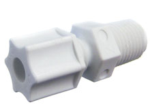 Rola-Chem 1-4 in. Tubing to MNPT Tubing Connector 550026